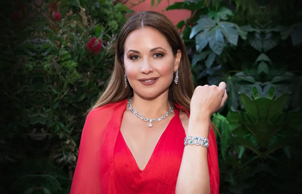 ريا ابي راشد بمجوهرات بلغاري-الصورة من حساب النجمة على انستغرام