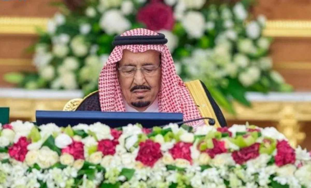 خادم الحرمين الشريفين يرأس جلسة مجلس الوزراء - الصورة من "واس"