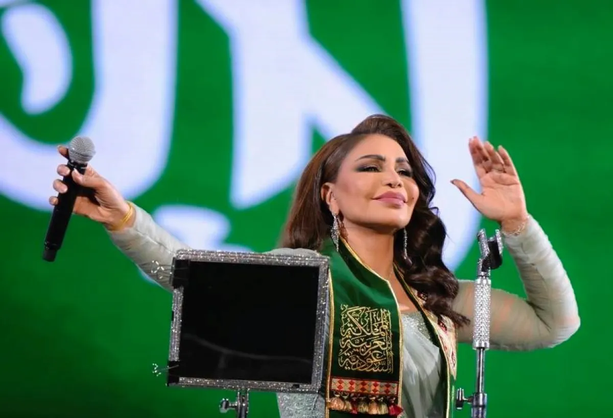 أحلام في حفل اليوم الوطني - تصوير بشير صالح