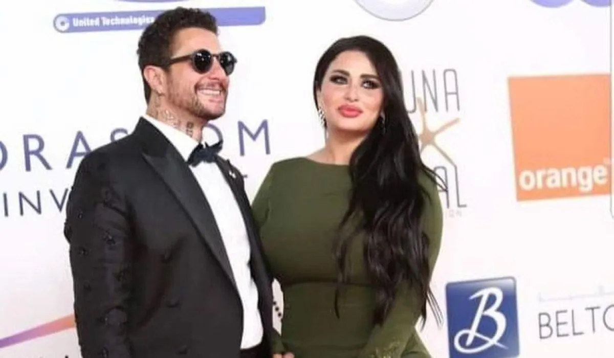 أحمد الفيشاوي وندى قبل انفصالهما خلال حضوروهما فعاليات مهرجان القاهرة السينمائي - الصورة من حساب المهرجان على انستغرام