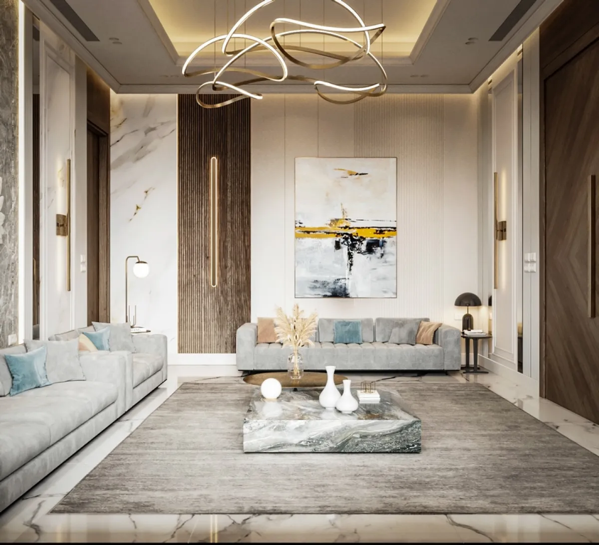 نموذج عن الإكسسوارات في مجلس الرجال 