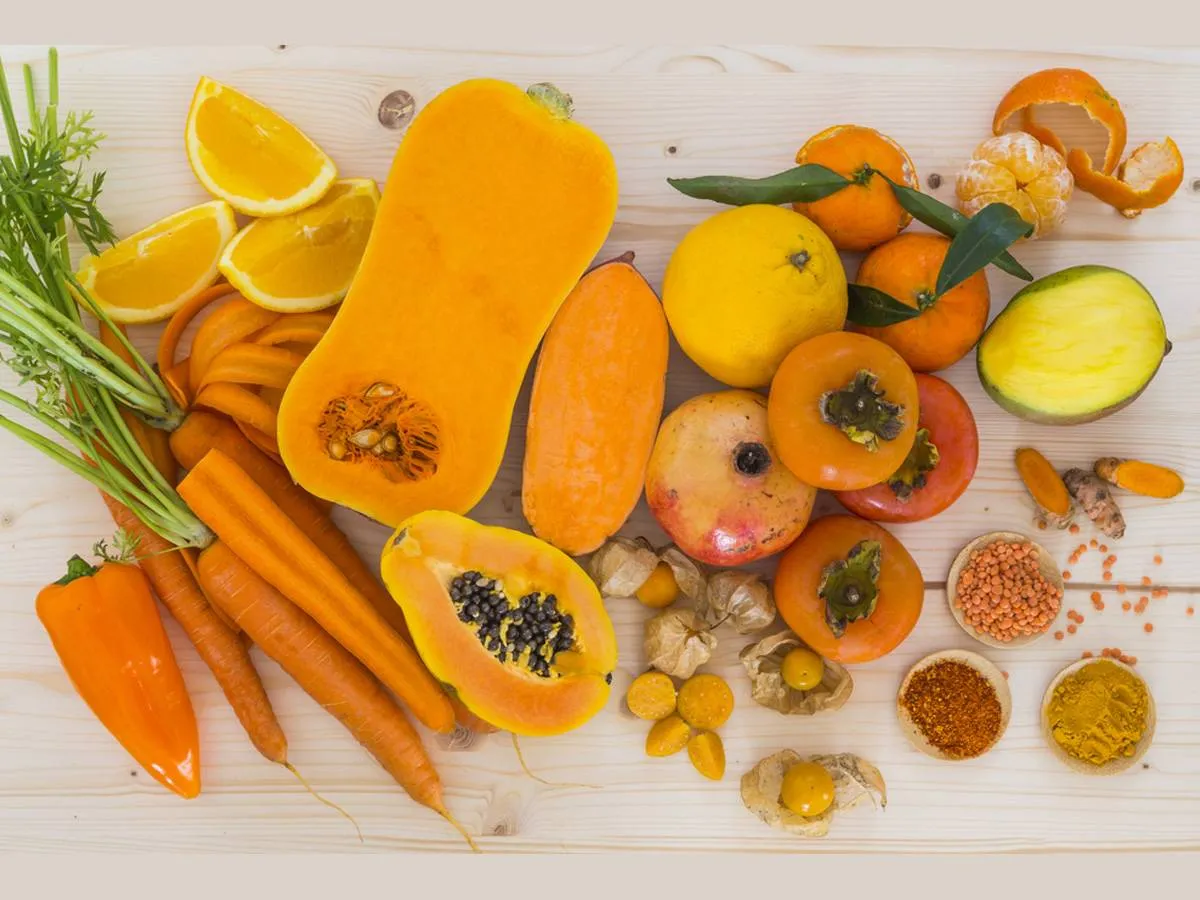 فوائد الفواكه والخضروات البرتقالية