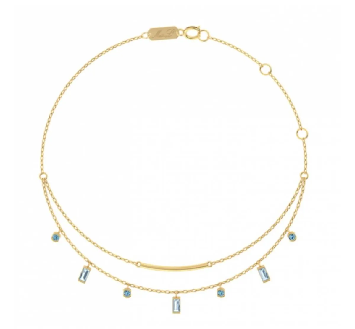 خلخال الاحجار الكريمة من لازوردي Lazurde