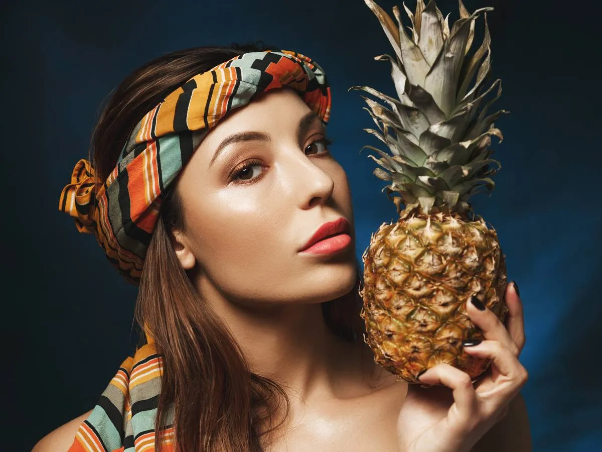 قشر الأناناس للبشرة