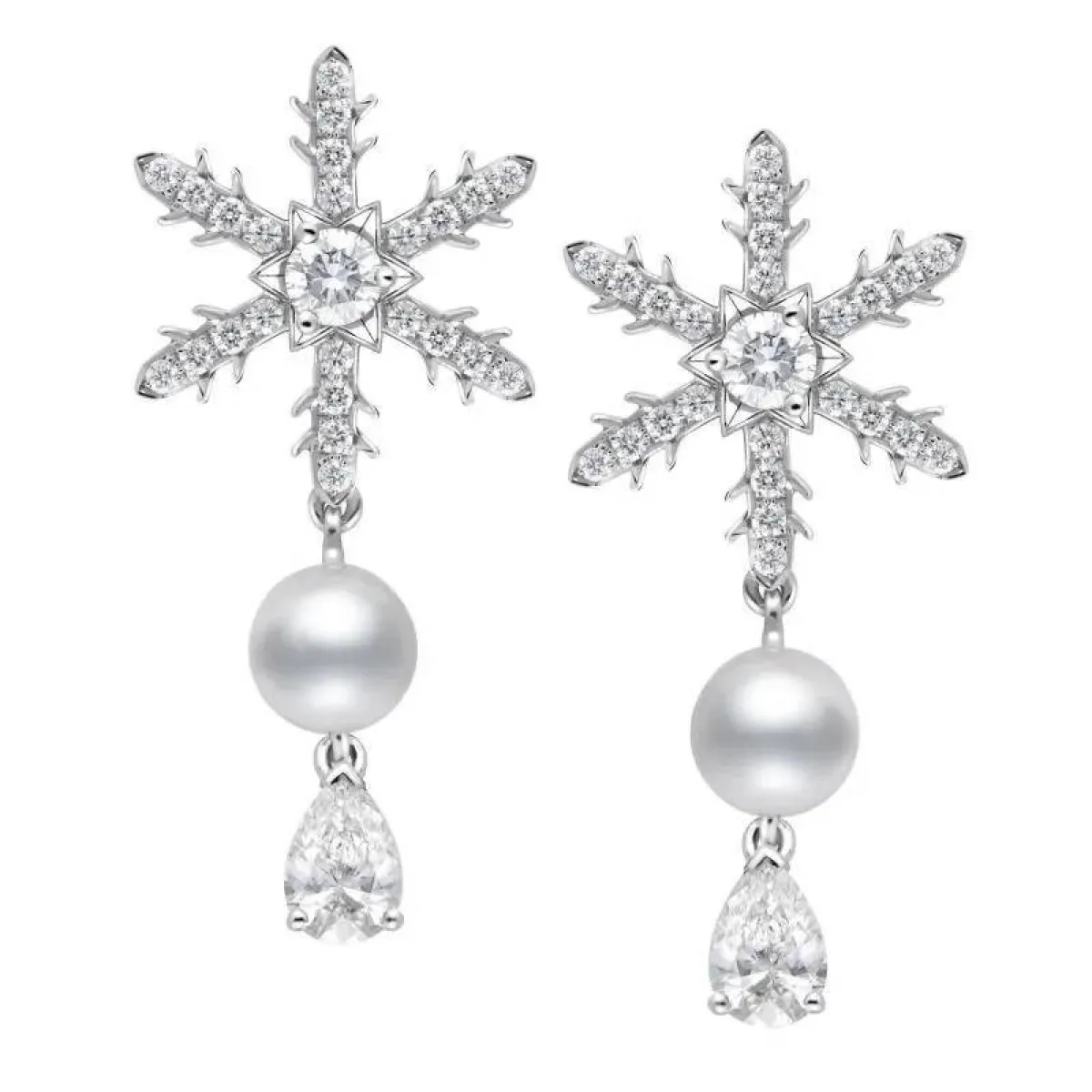 أقراط Snowflake Fabergé Imperial من فابرجيه Fabergé