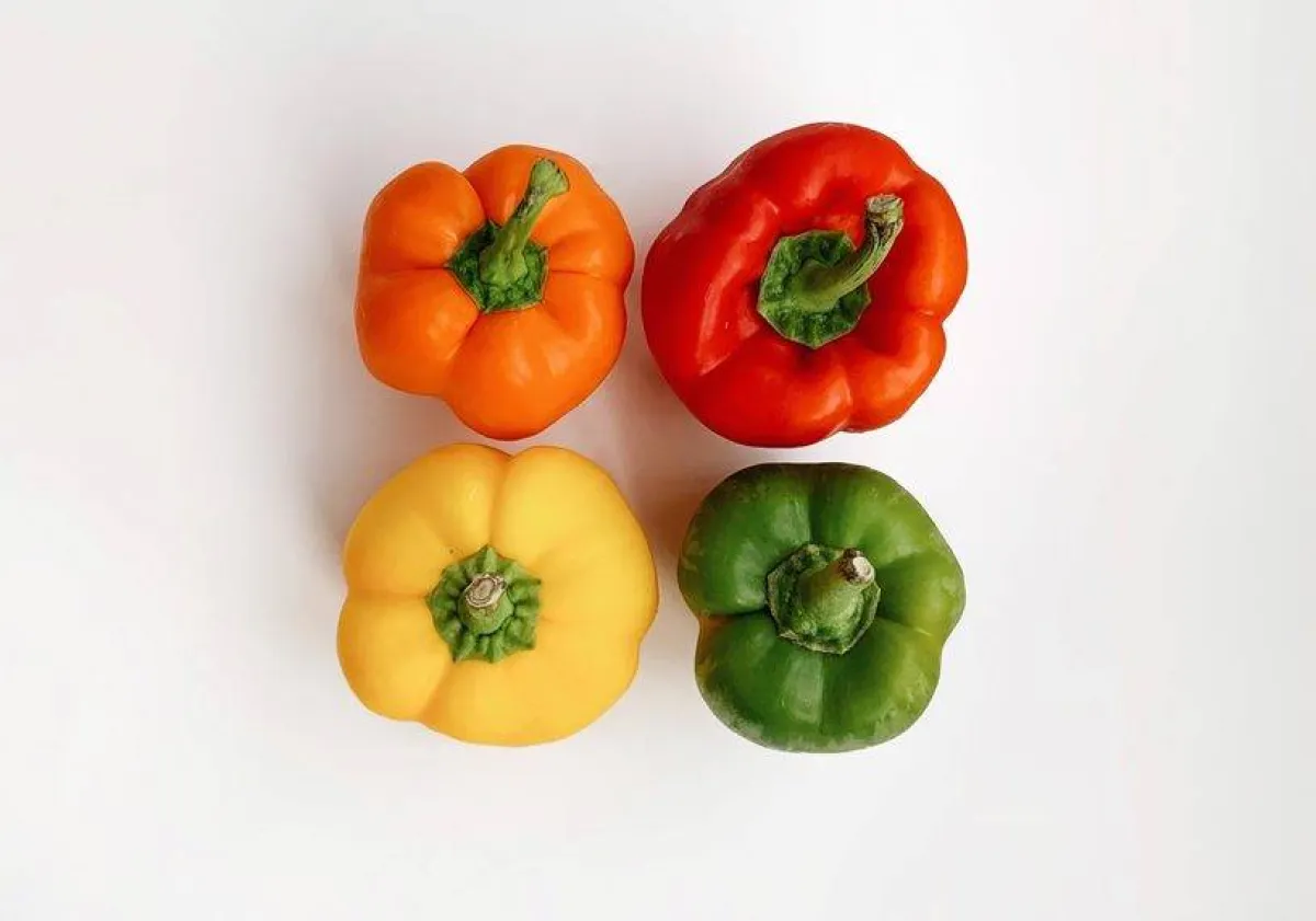 الفليفلة الملونة تحتوي على البيتاكاروتين المفيد للصحة الجلدية