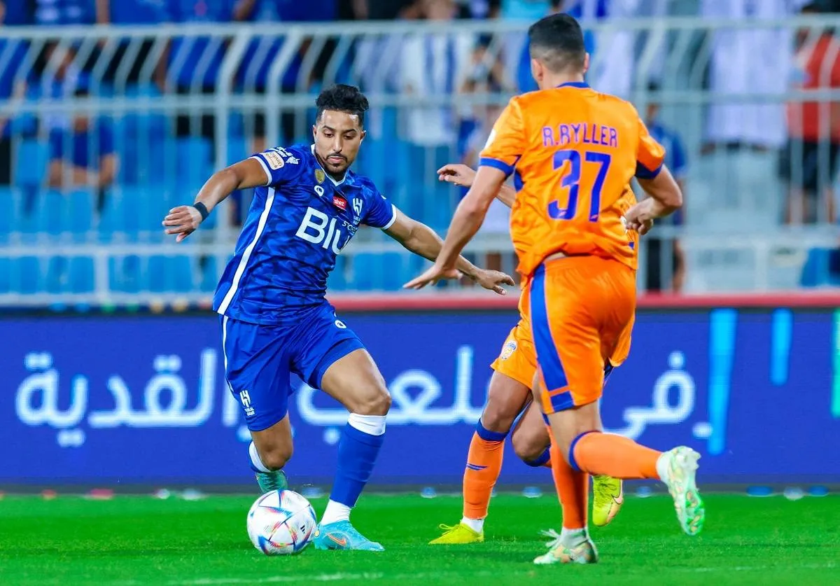 صورة نجم فريق الهلال سالم الدوسري