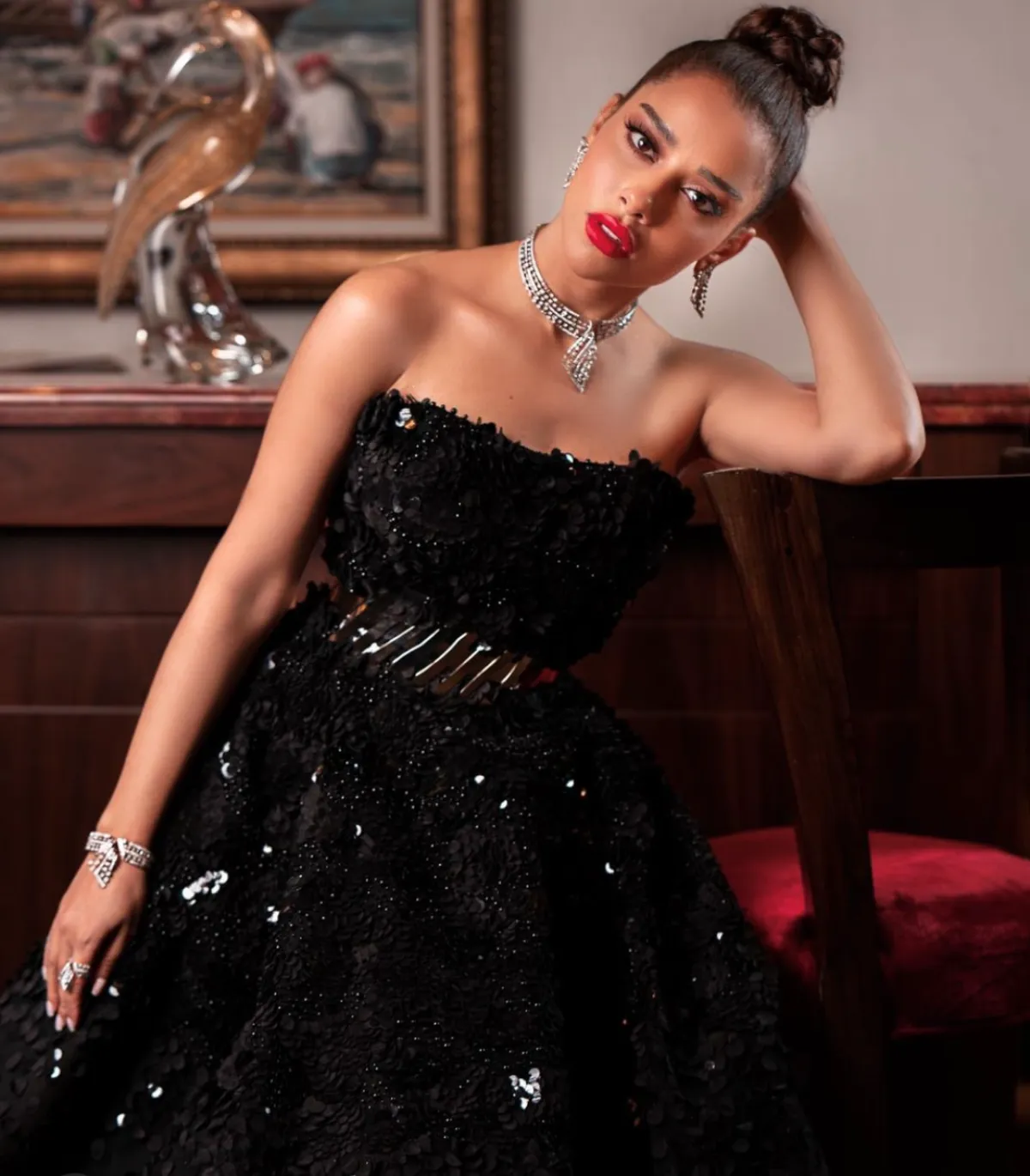 بلقيس - الصورة من حسابها على الانستجرام