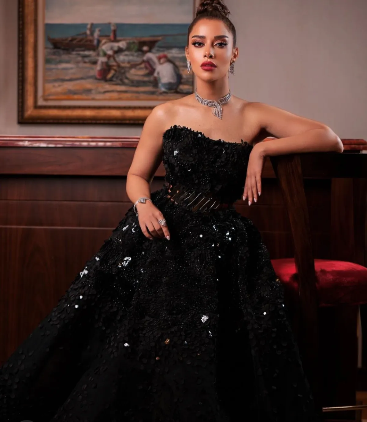 بلقيس - الصورة من حسابها على الانستجرام 