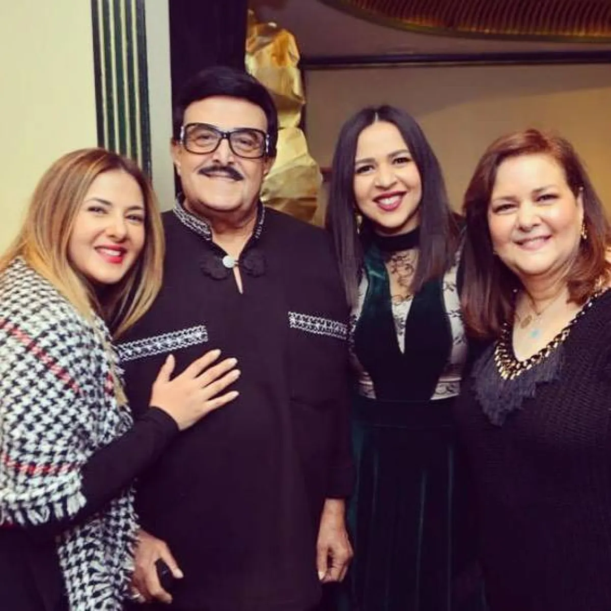 إيمي ودلال وسمير غانم ودنيا - الصورة من حساب إيمي على إنستغرام