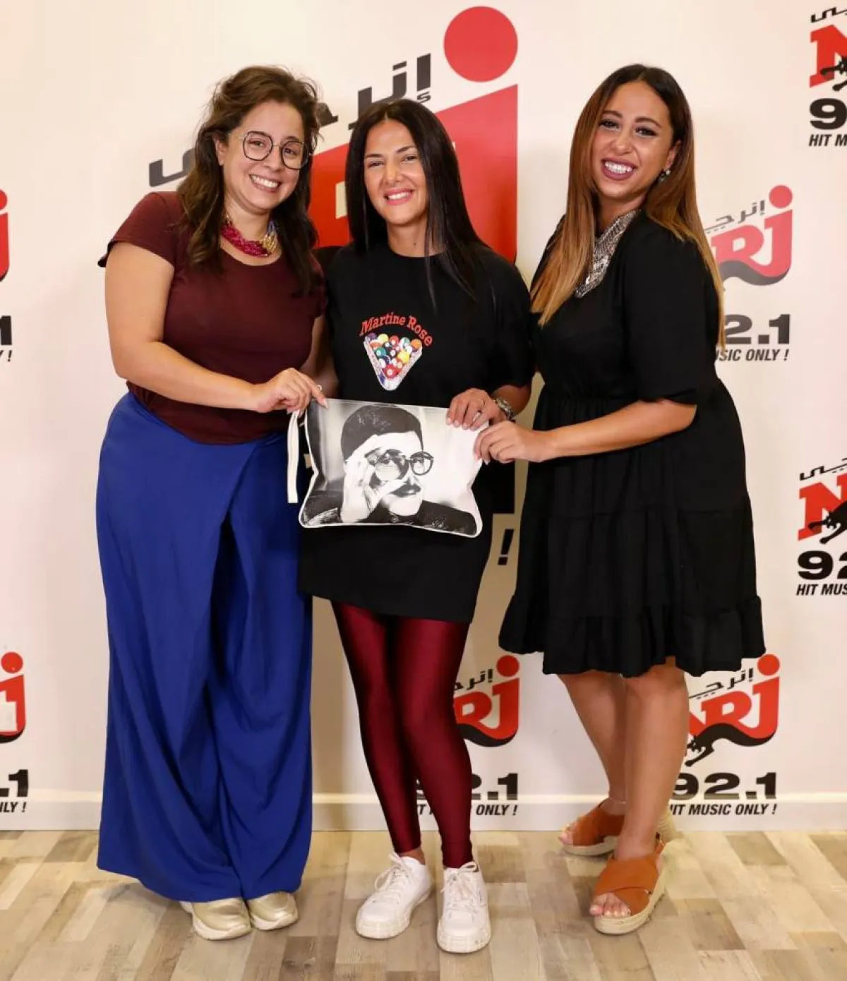 دنيا سمير غانم خلال استضافتها عبر أثير إذاعة إنرجي المصرية - الصورة من صفحة البرنامج  على فيسبوك