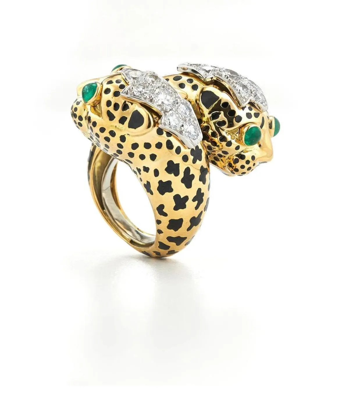 خاتم Crossover Leopard من ديفيد ويب David Webb