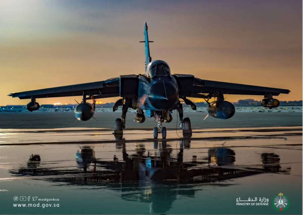 القوات الجوية الملكية السعودية تنهي استعداداتها للمشاركة في العروض الجوية لليوم الوطني 92 - الصورة من حساب وزارة الدفاع