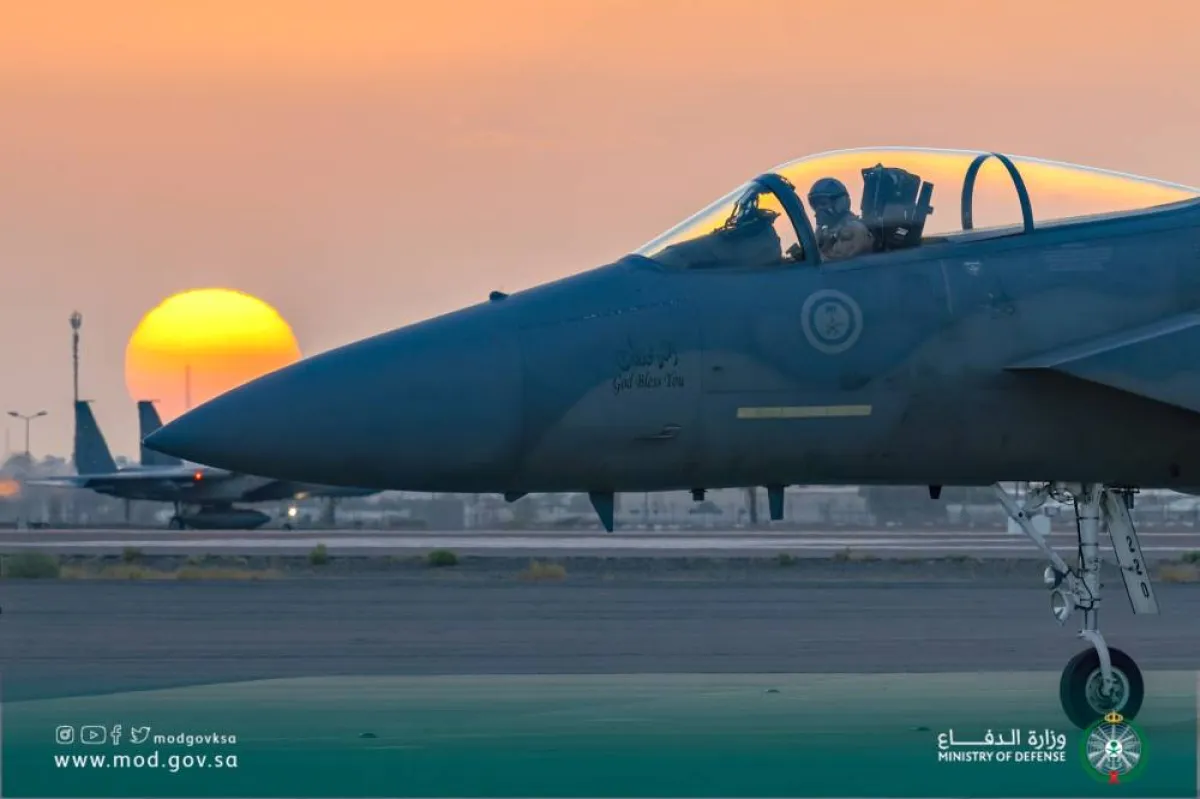 القوات الجوية الملكية السعودية تنهي استعداداتها للمشاركة في العروض الجوية لليوم الوطني 92 - الصورة من حساب وزارة الدفاع