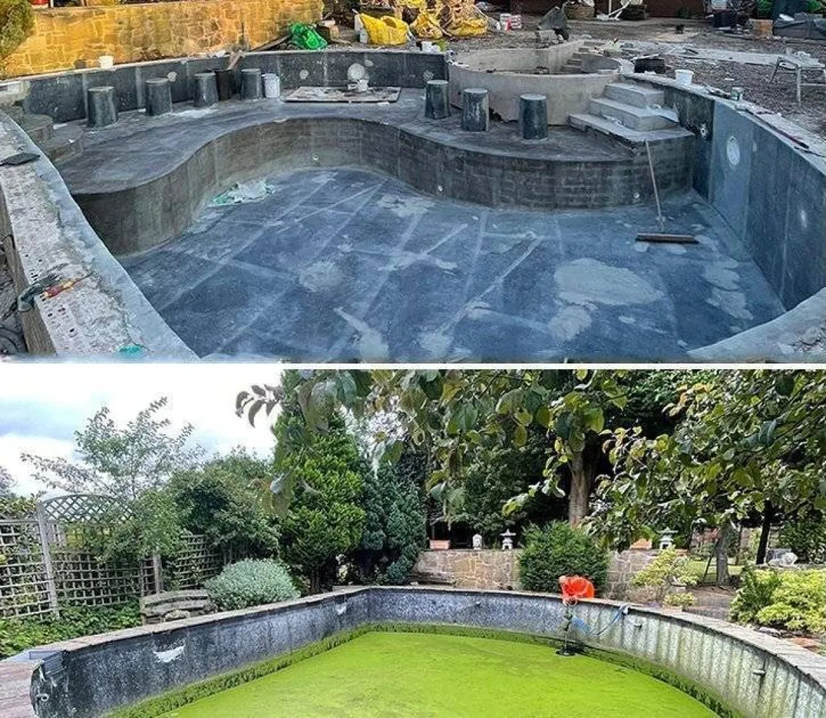 مراحل تطوير بركة السمك - الصورة من صحيفة مترو 