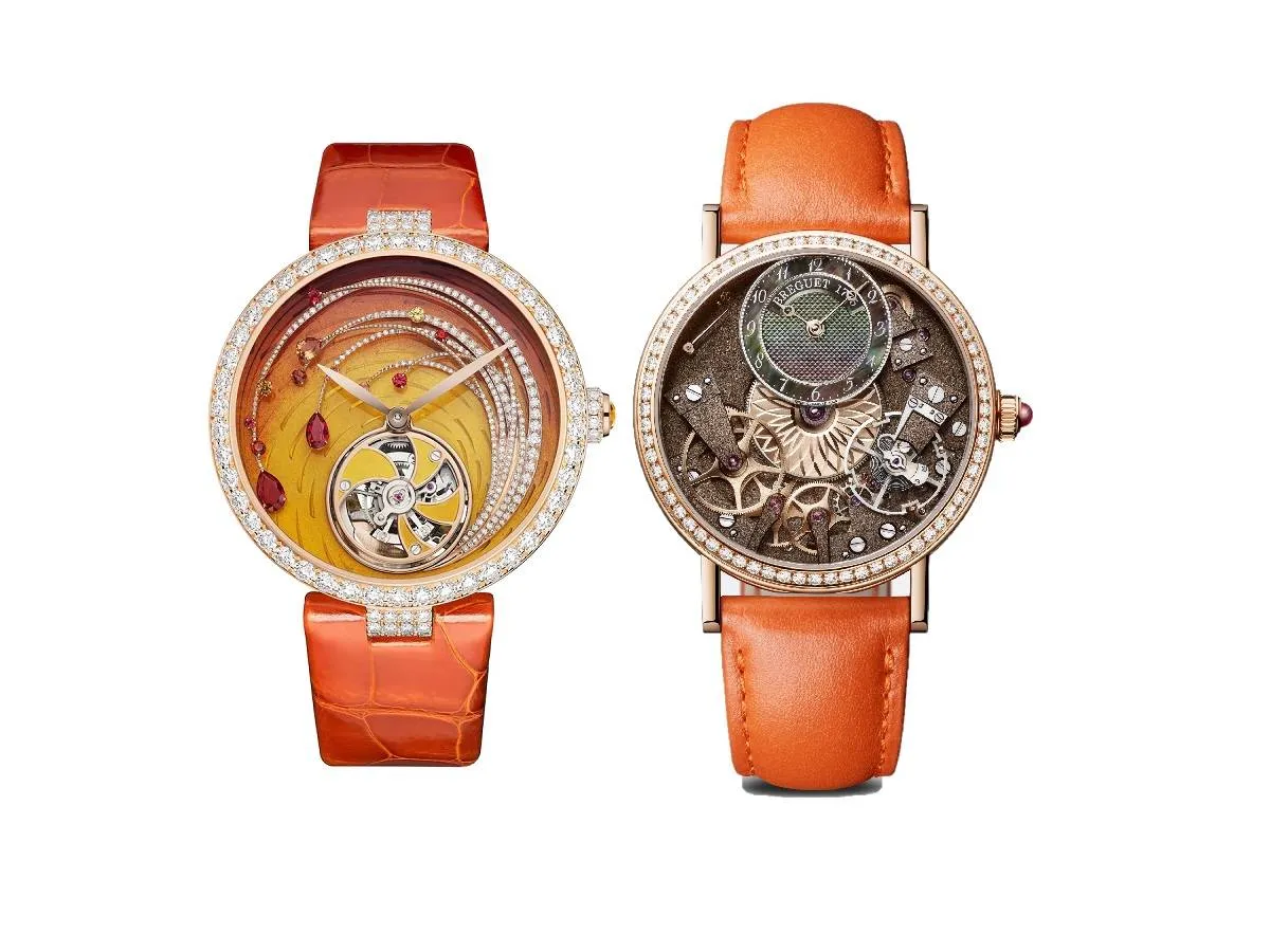 موديلات ساعات باللون البرتقالي لصيف 2022