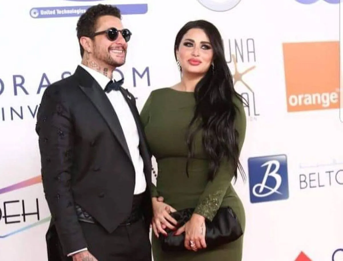 أحمد الفيشاوي وندى قبل انفصالهما خلال حضوروهما فعاليات مهرجان القاهرة السينمائي - الصورة من حساب المهرجان على انستغرام