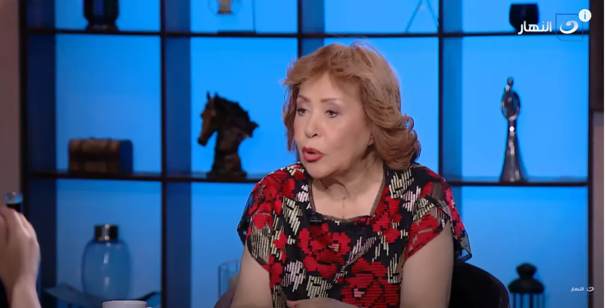 آمال رمزي لقطة شاشة من برنامج نص الكلام على قناة النهار