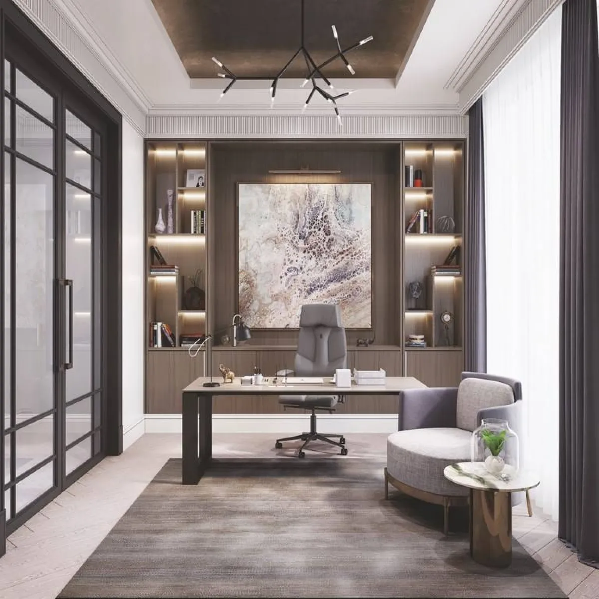 دراسة المكان واجبة قبل الشروع باختيار ألوانه 