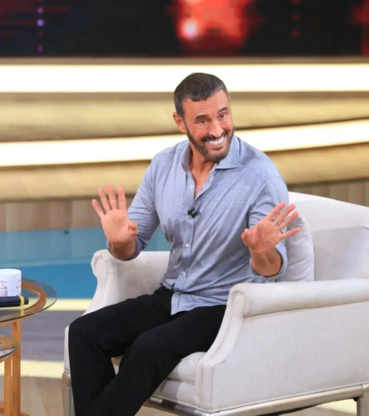 كاظم الساهر - صورة من حساب منى على انستغرام