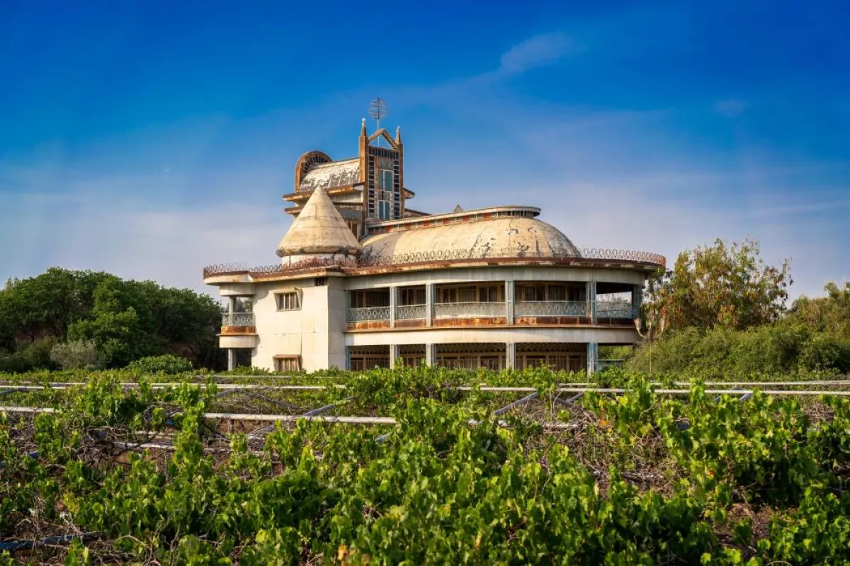 تحيط الحدائق بالقصر . الصورة من حساب إمارة منطقة مكة على تويتر