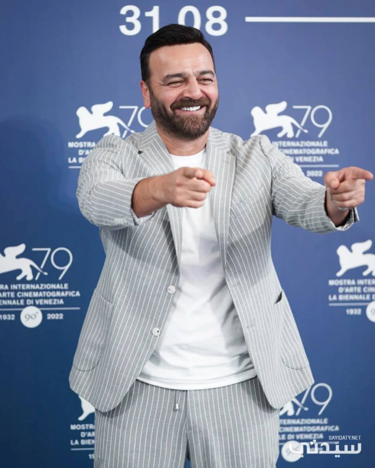 سامر المصري من العرض الخاص لفيلم نزوح