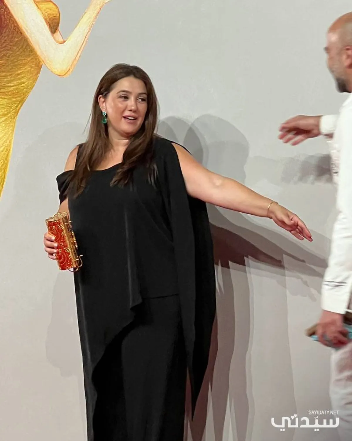 كندة علوش من العرض الخاص لفيلم نزوح