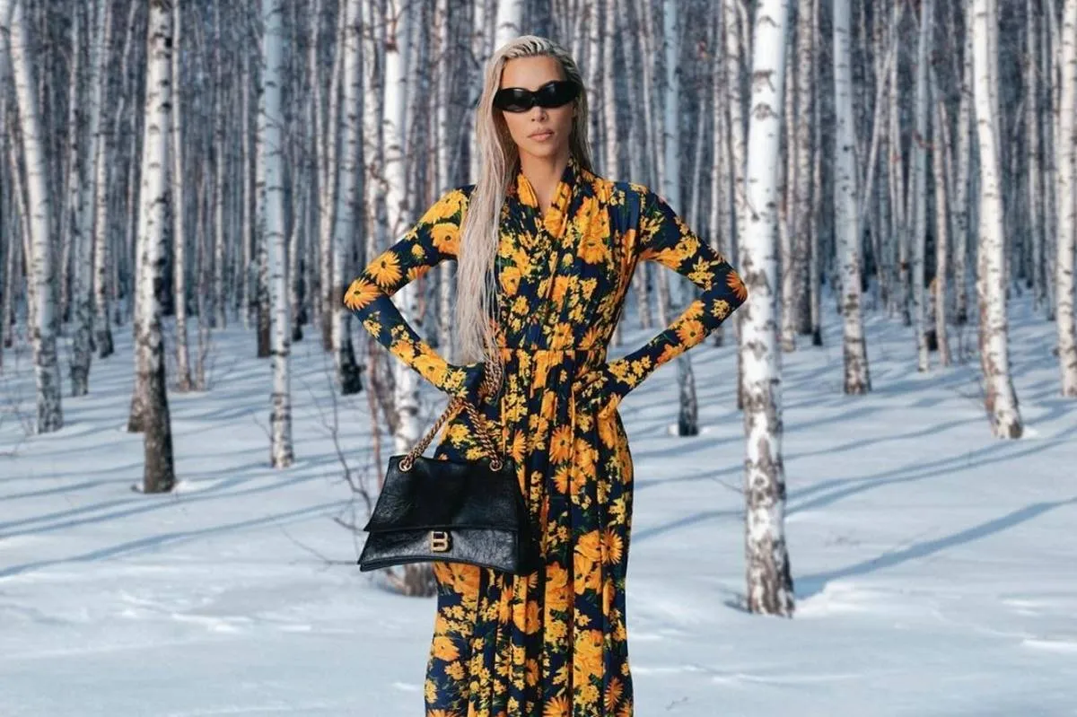 إطلالة كيم كارداشيان- الصورة من حسابها على إنستغرام