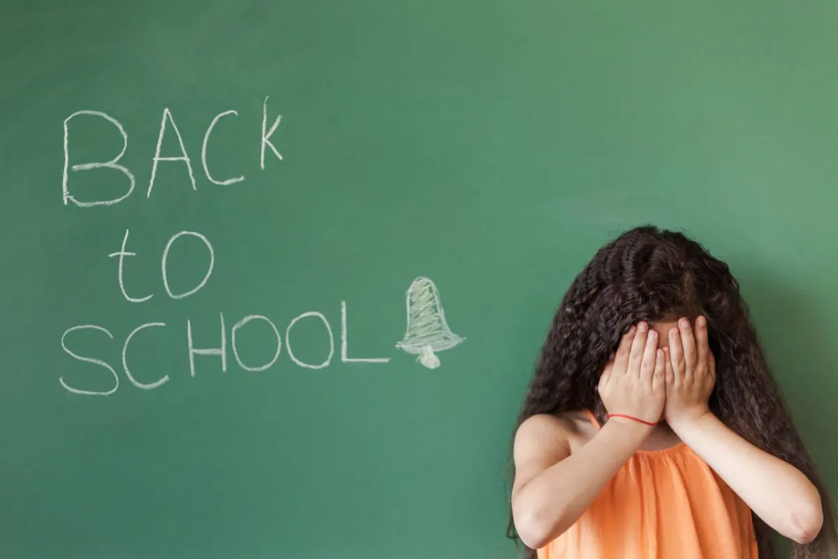 صورة للخوف من العودة إلى المدرسة