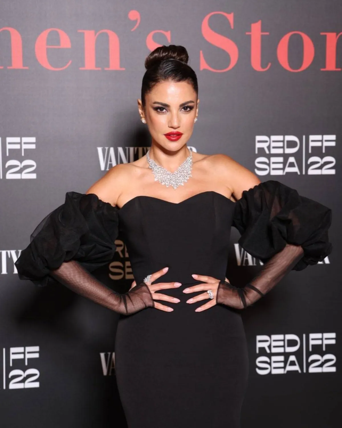 مجوهرات درة زروق- الصورة من حساب النجمة على إنستغرام