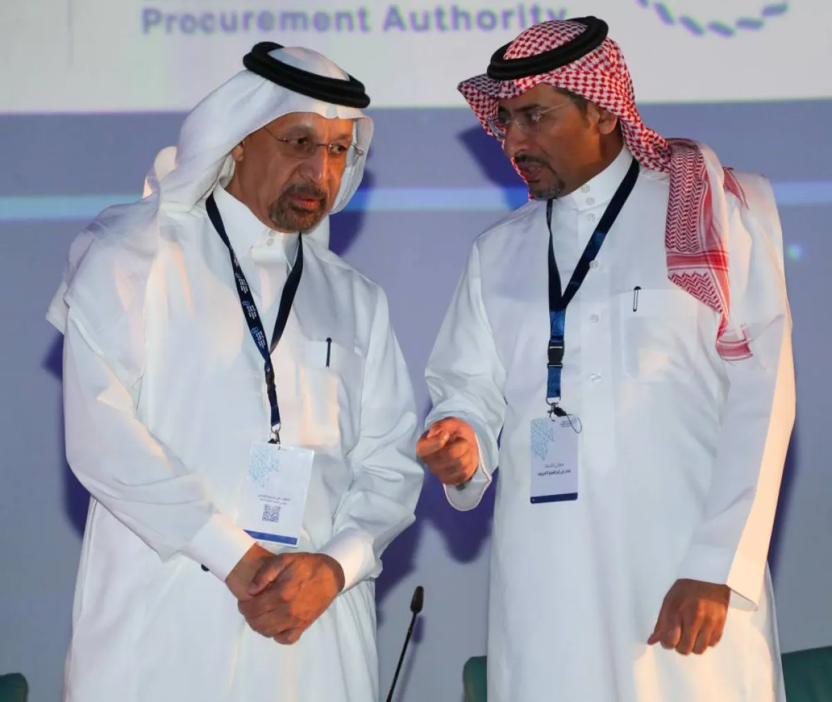 وزير الصناعة بندر الخريف، ووزير الاستثمار المهندس خالد الفالح