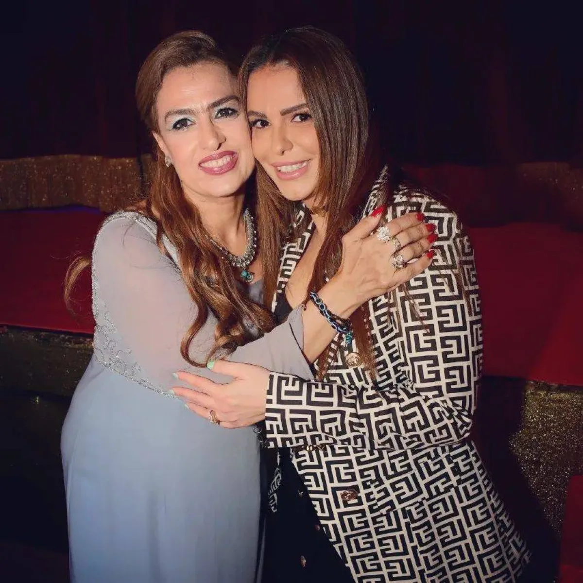 دنيا عبد العزيز وسيمون بمهرجان همسة - الصورة من حسابها على انستغرام