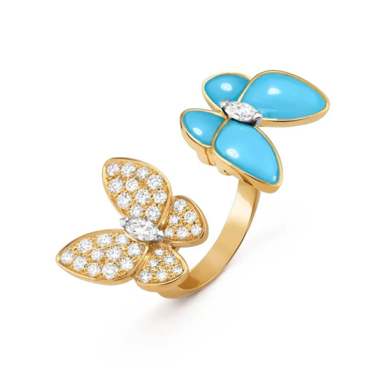 خاتم Two Butterfly Between the Finger من فان كليف أند آربلز Van Cleef & Arpels
