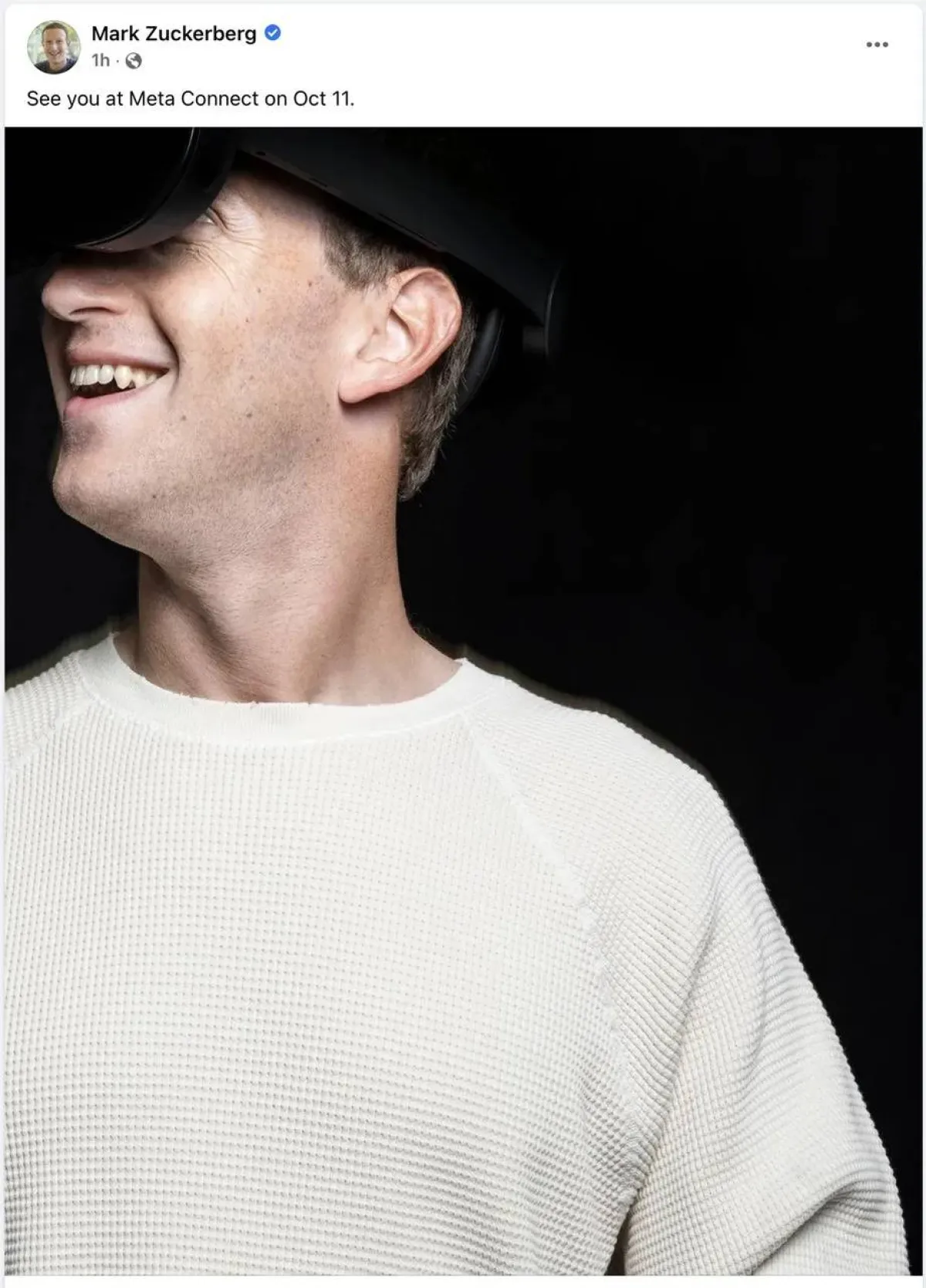 ستكشف Meta عن نظارة الواقع الافتراضي الجديدة الراقية في 11 أكتوبر