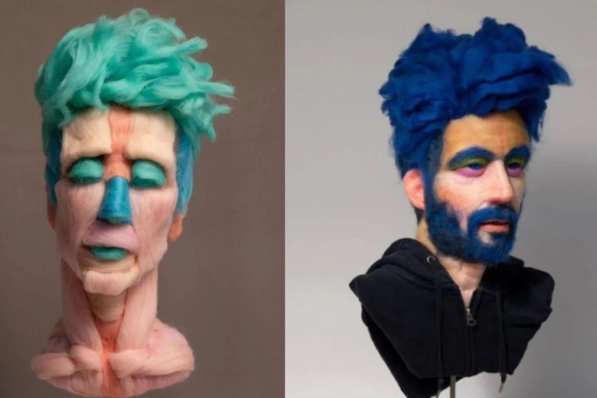 تماثيل من الصوف غير المنسوج 