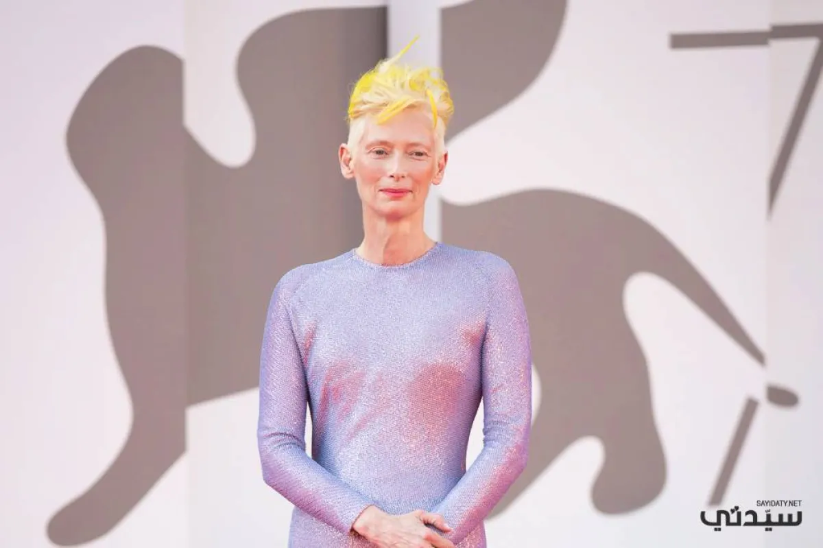 تيدا سوينتون في مهرجان البندقية السينمائي 2022