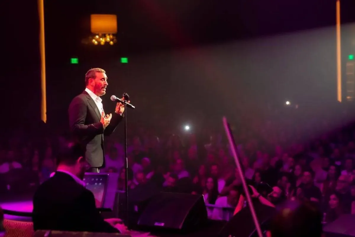 كاظم الساهر من حفل كاليفورنيا - الصورة من حسابه على انستغرام