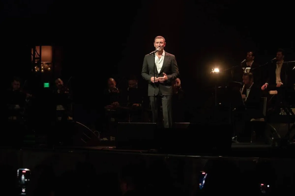 كاظم الساهر من حفل كاليفورنيا - الصورة من حسابه على انستغرام