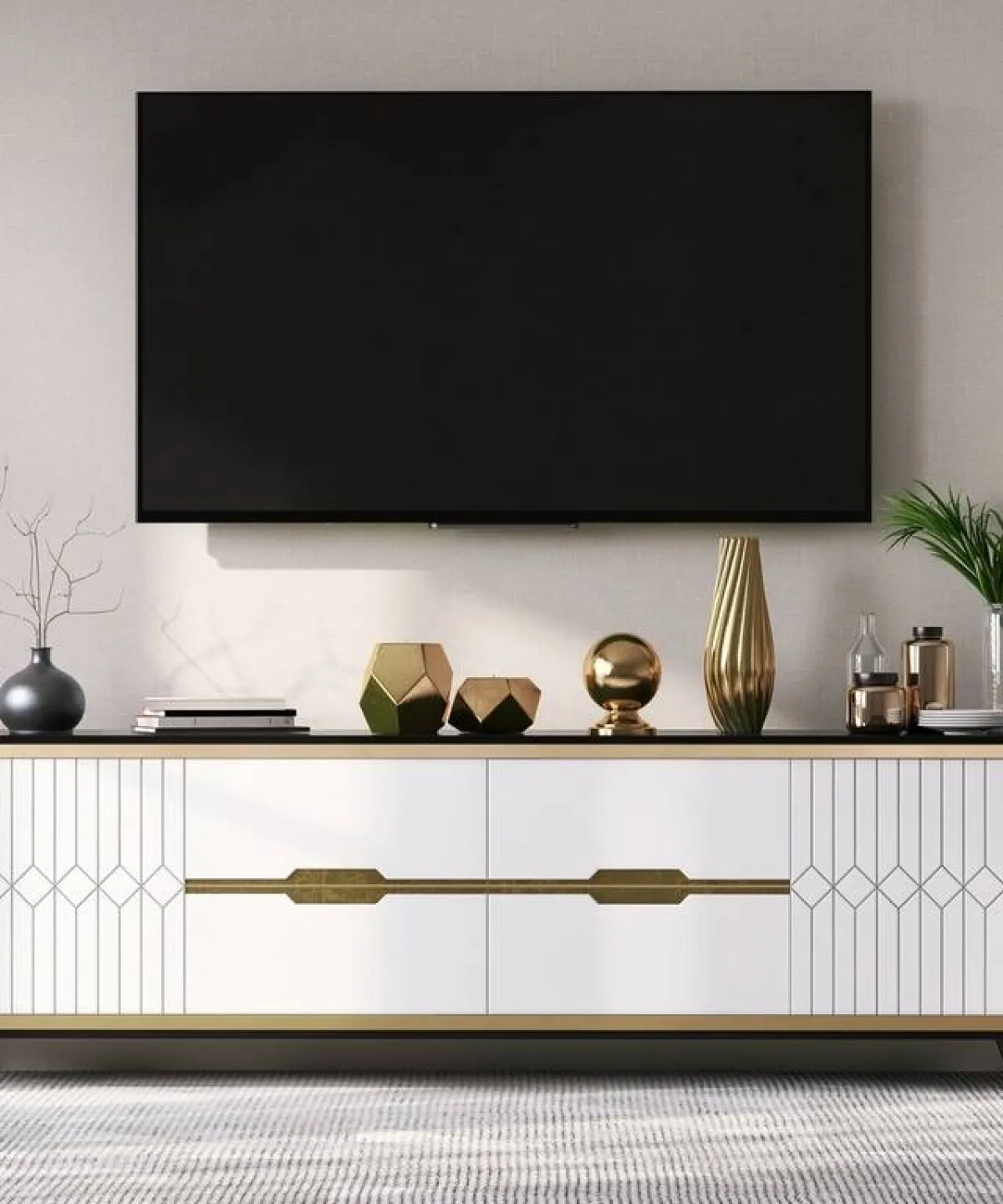 التلفاز يعلو "البوفيه"