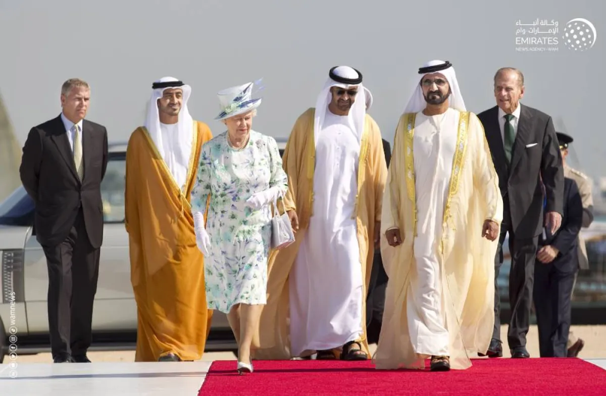 زيارة الملكة إليزابيث للإمارات - الصورة من وام