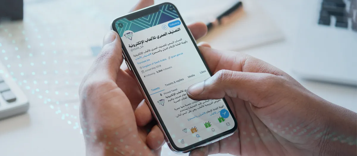 التصنيف العمري للألعاب الإلكترونية - الصورة من موقع الهيئة