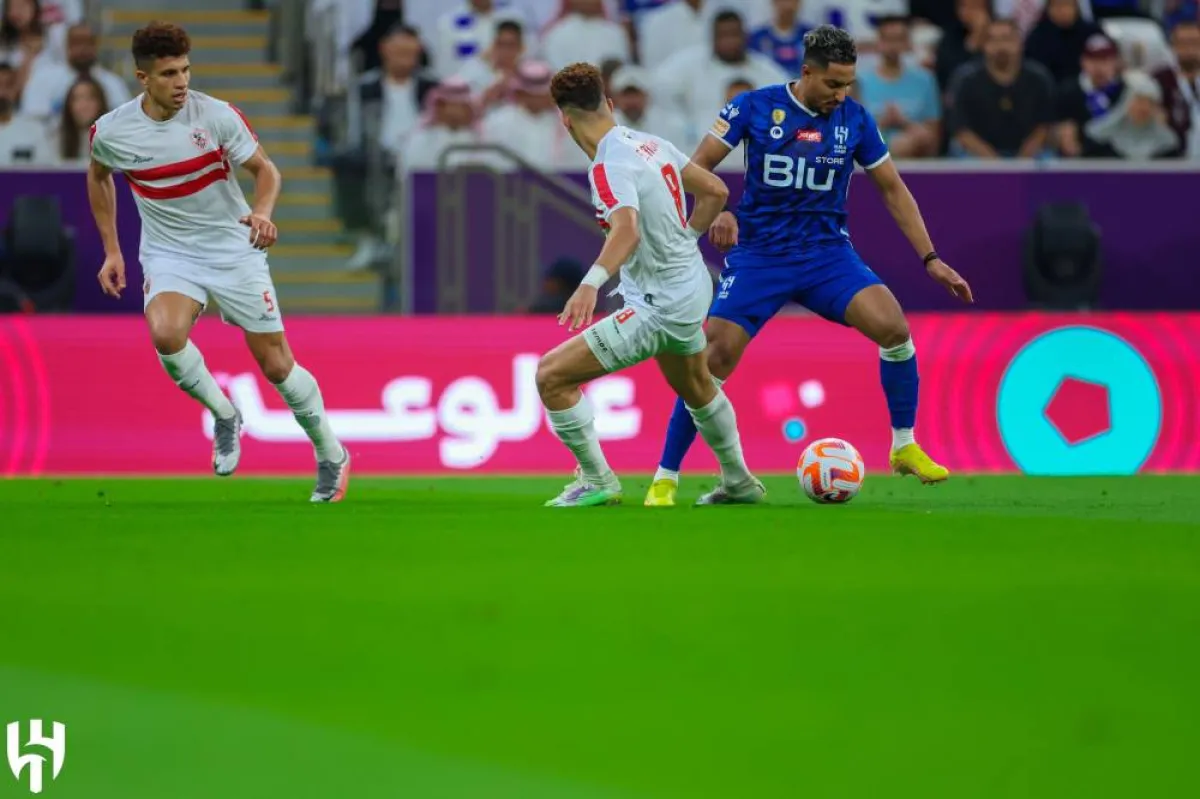 صورة سالم الدوسري من مباراة الزمالك