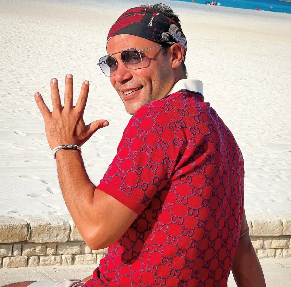 محمد امام - الصورة من حسابه على الانستجرام