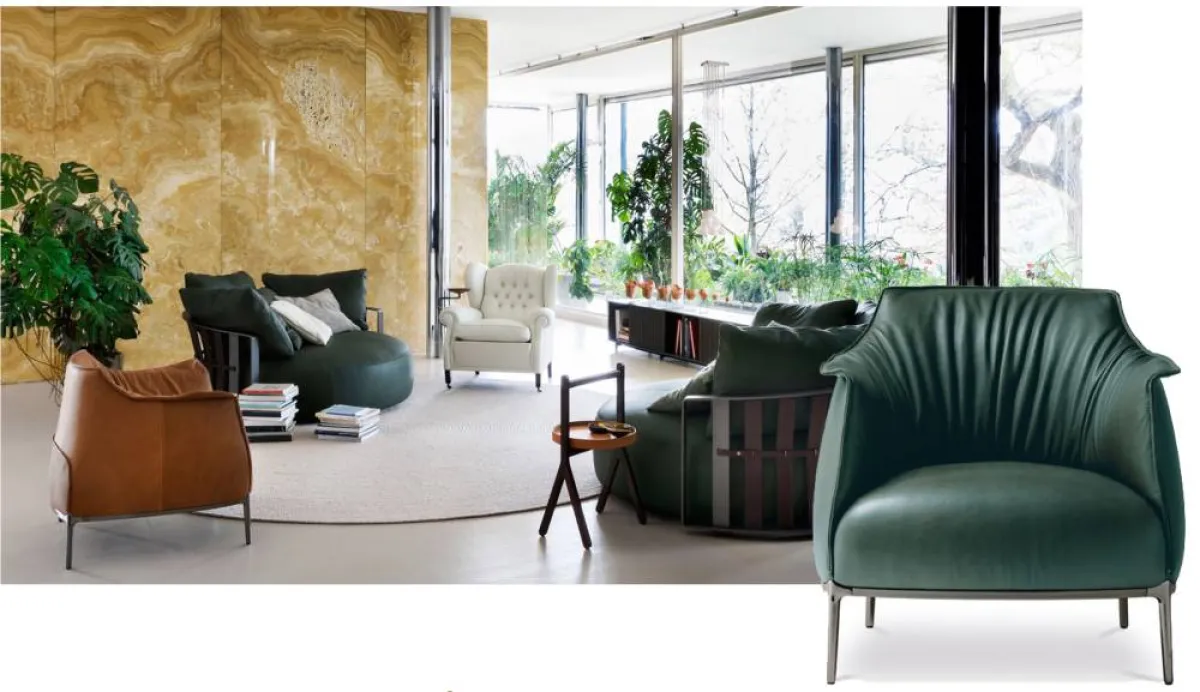 كرسي أرشيبالد Archibald من بولترونا فراو Poltrona Frau.