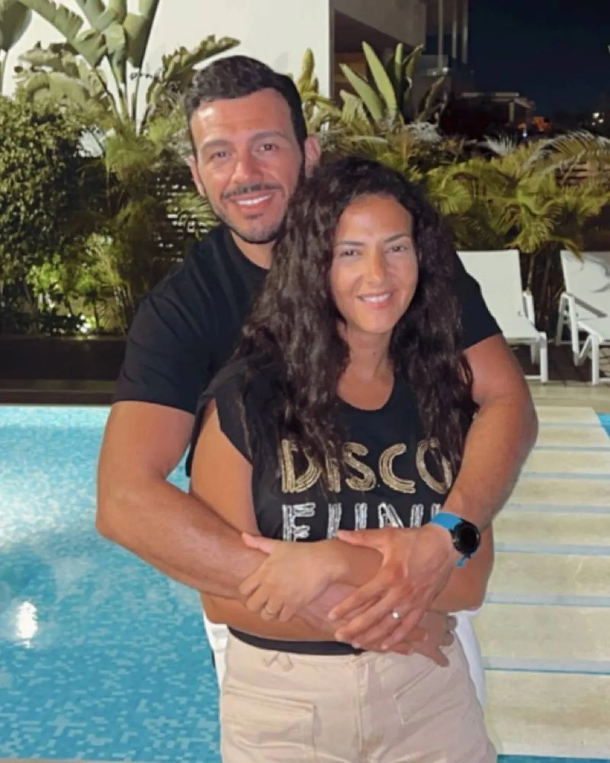 دنيا سمير غانم تحتفل بيوم ميلاد زوجها رامي رضوان - صورة من صفحتها الرسمية على " انستغرام"