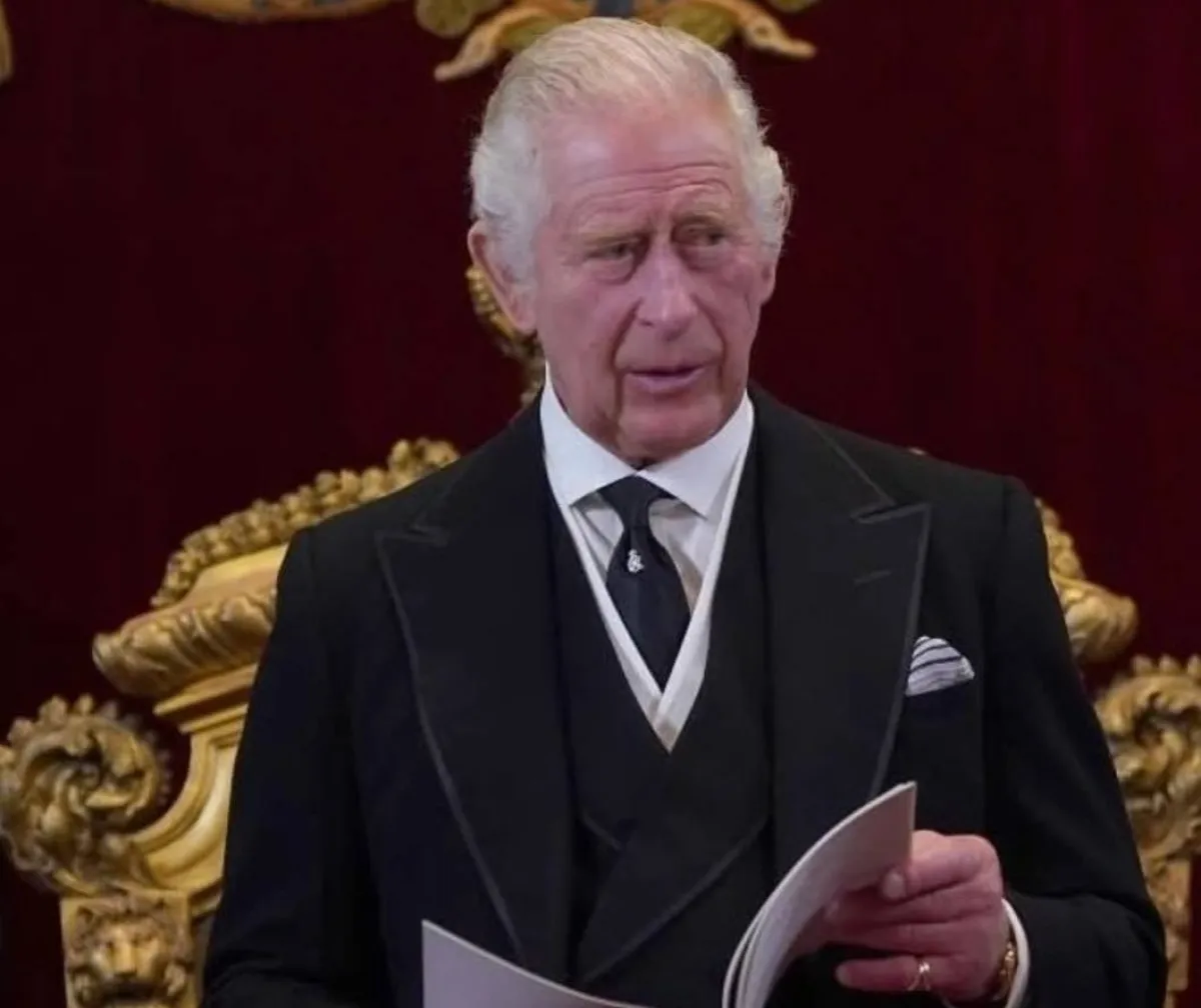 الملك تشارلز في مجلس الإنضمام- الصورة من حساب Europe Royals على إنستغرام