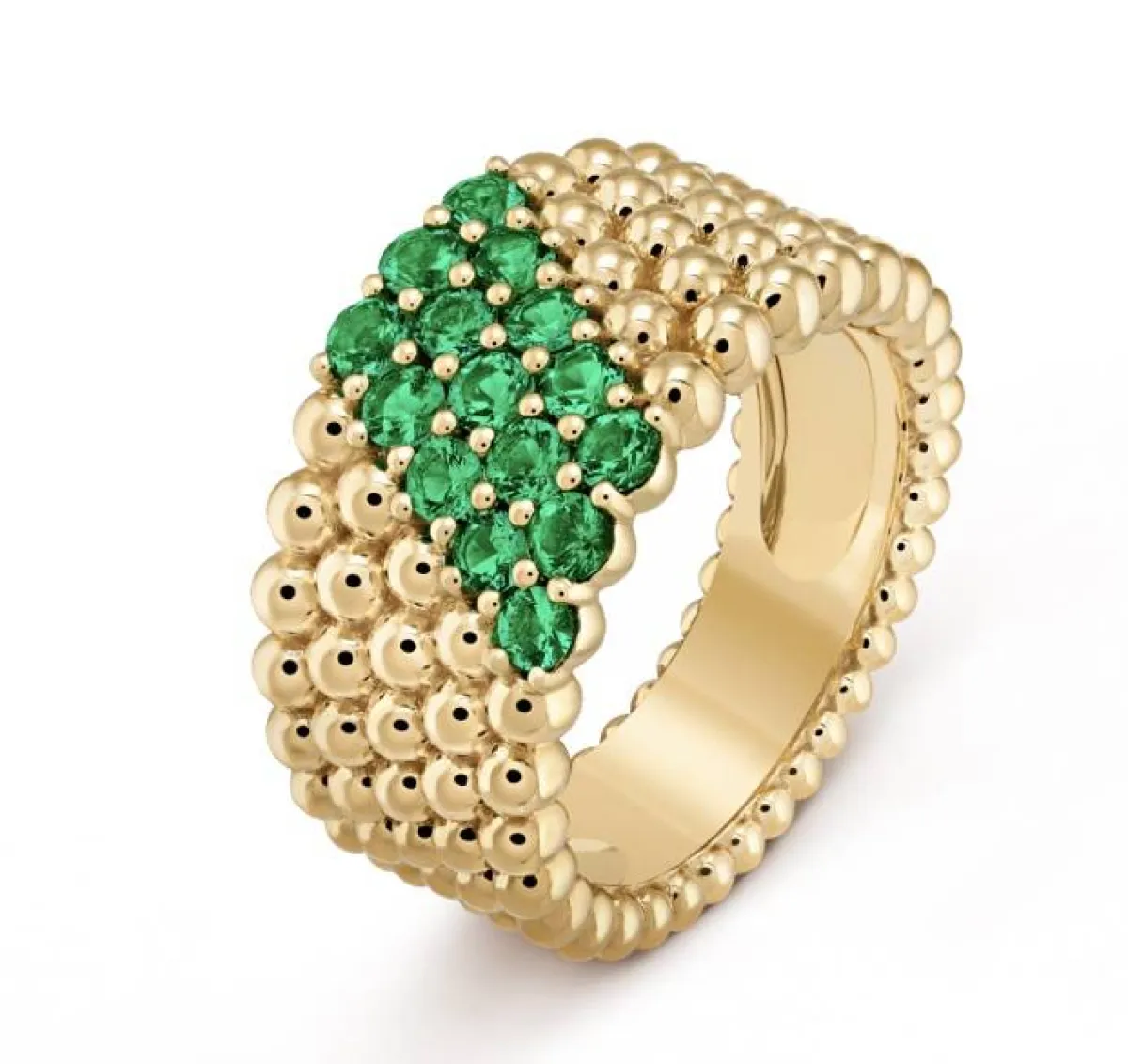 خاتم بيرليه كولور من فان كليف اند اربلز Van cleef & arpels