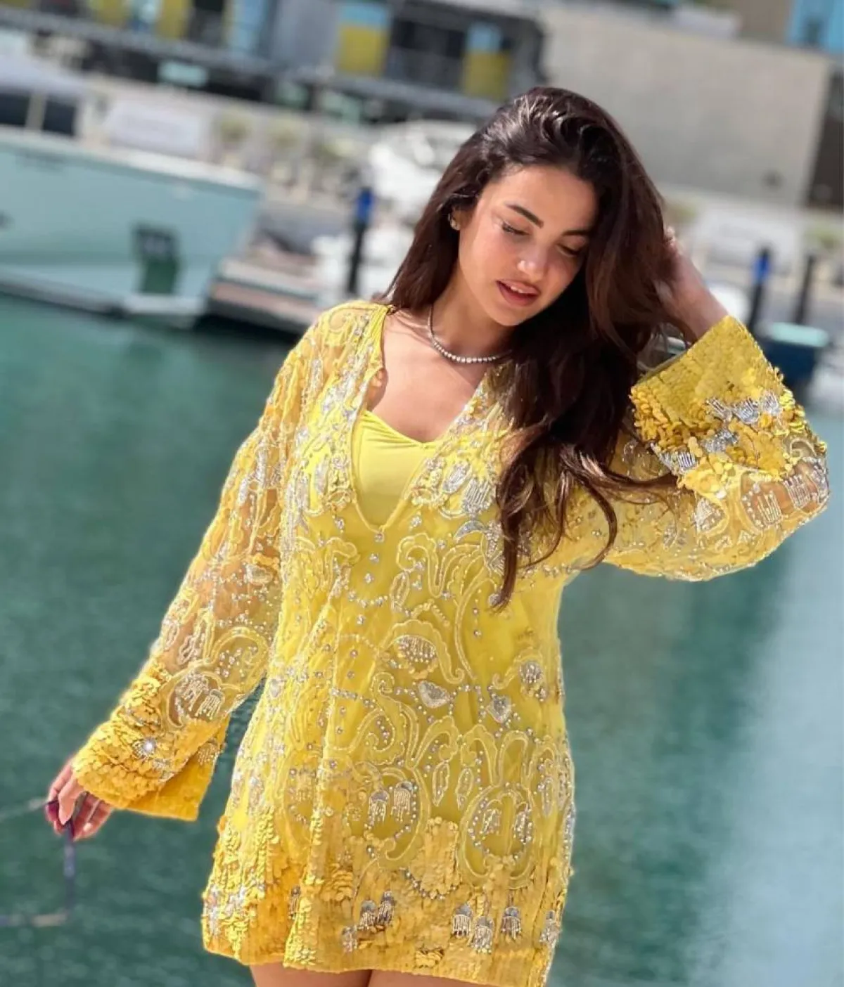 درة زروق - صورة من حسابها على انستغرام