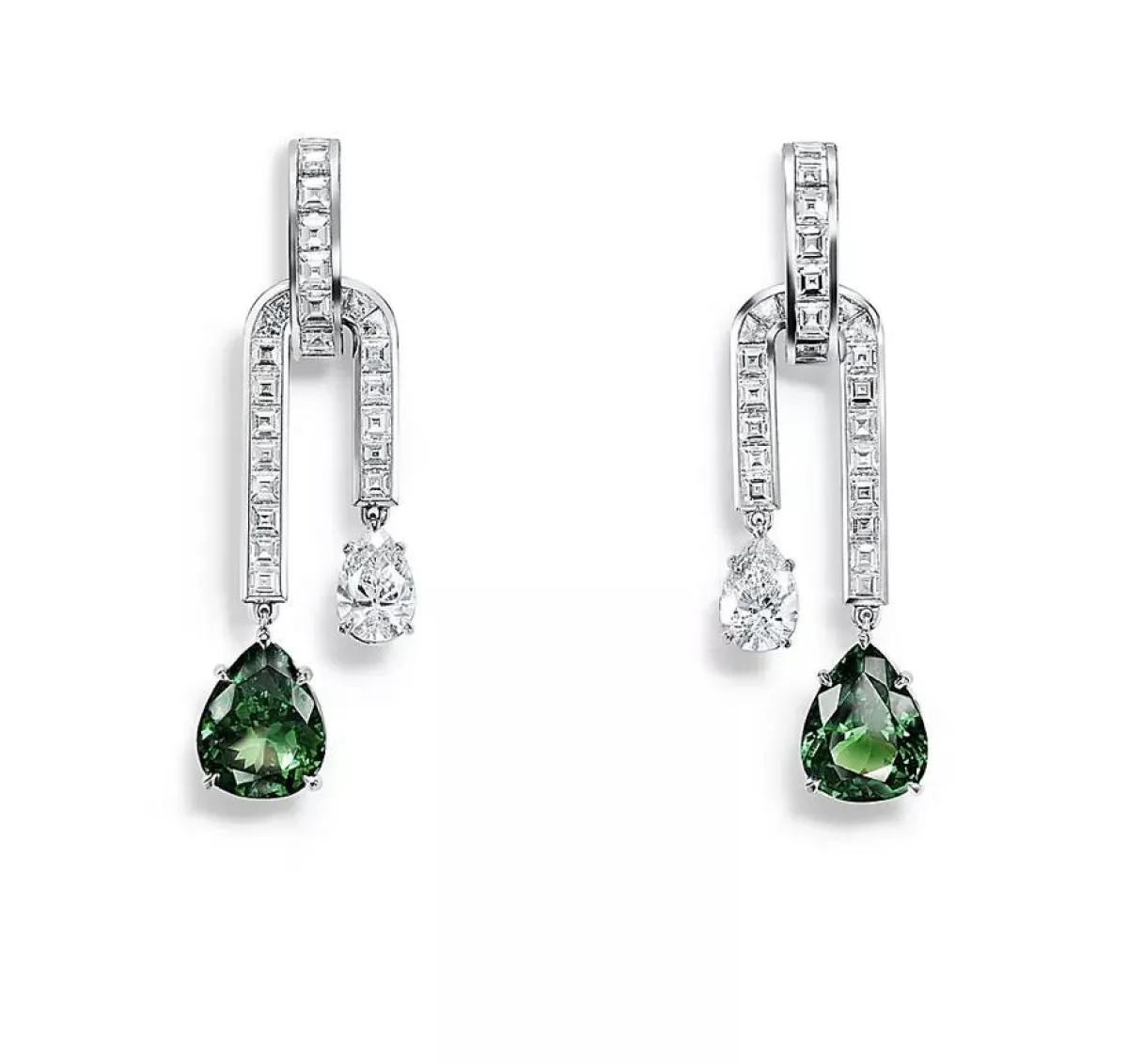 أقراط تسافوريت المتدلية من تيفاني اند كو Tiffany & co