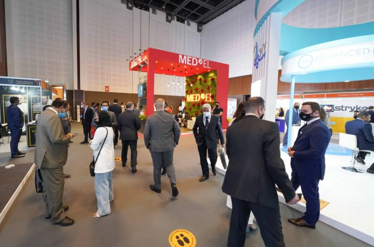 مؤتمر ومعرض دبي لأمراض وجراحة الأذن وأعصاب الأذن. الصورة من "وام"